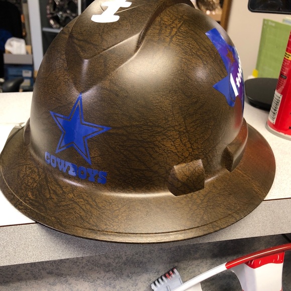 Custom team design HYDROGRAPHIC hard hats - Picture 3 of 3
